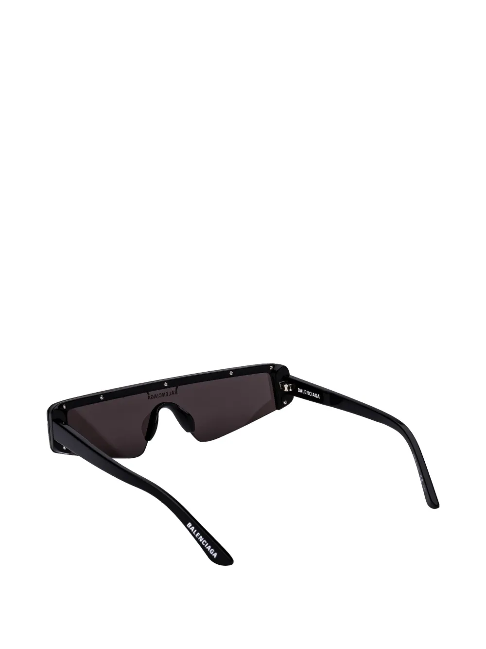 Balenciaga Eyewear Bril met rechthoekig montuur Zwart