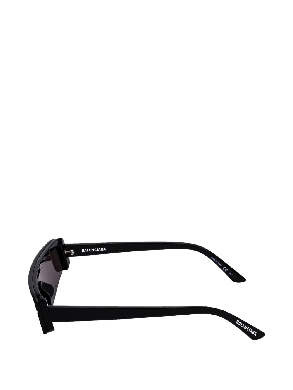 Balenciaga Eyewear Bril met rechthoekig montuur Zwart