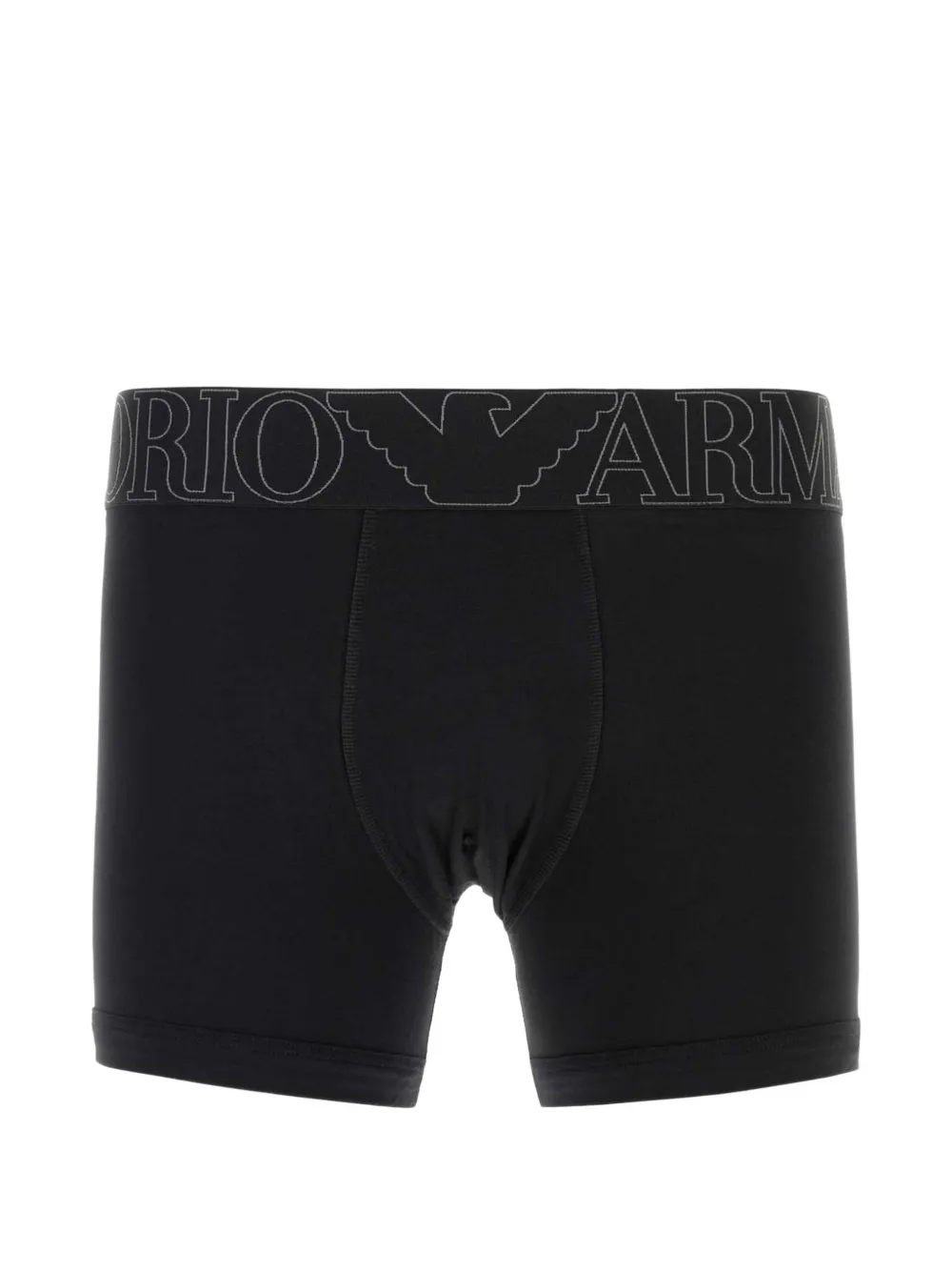 Emporio Armani Logo-detail Boxers In Black