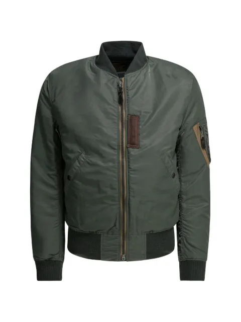 Buzz Ricksons zip-fastening bomber jacket