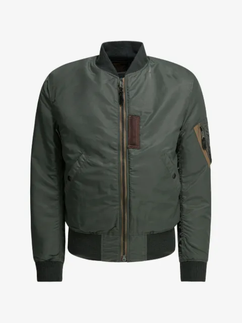 Buzz Ricksons zip-fastening bomber jacket