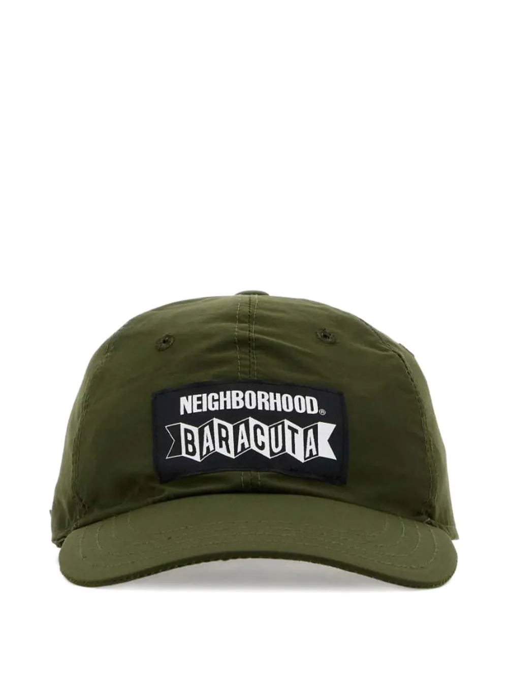 Baracuta logo-patch baseball cap - Grün