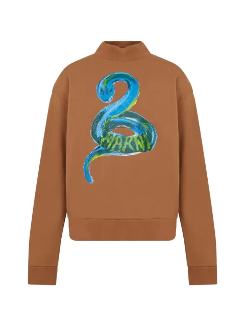 Marni logo-graphic sweatshirt