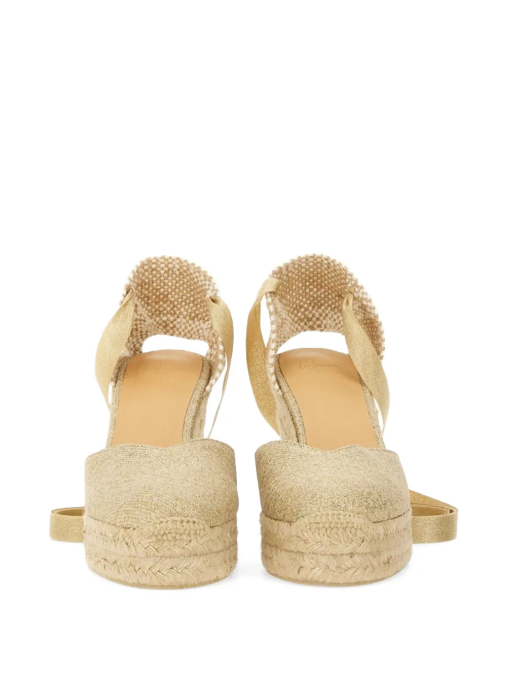 Castañer Chiara espadrilles met hak Beige