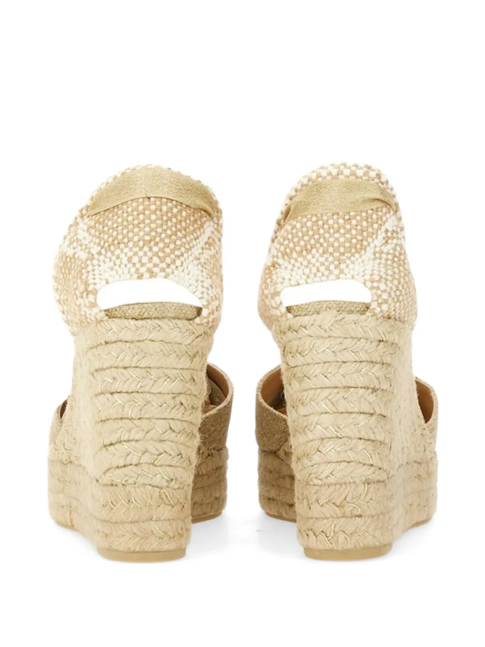 Castañer Chiara espadrilles met hak Beige