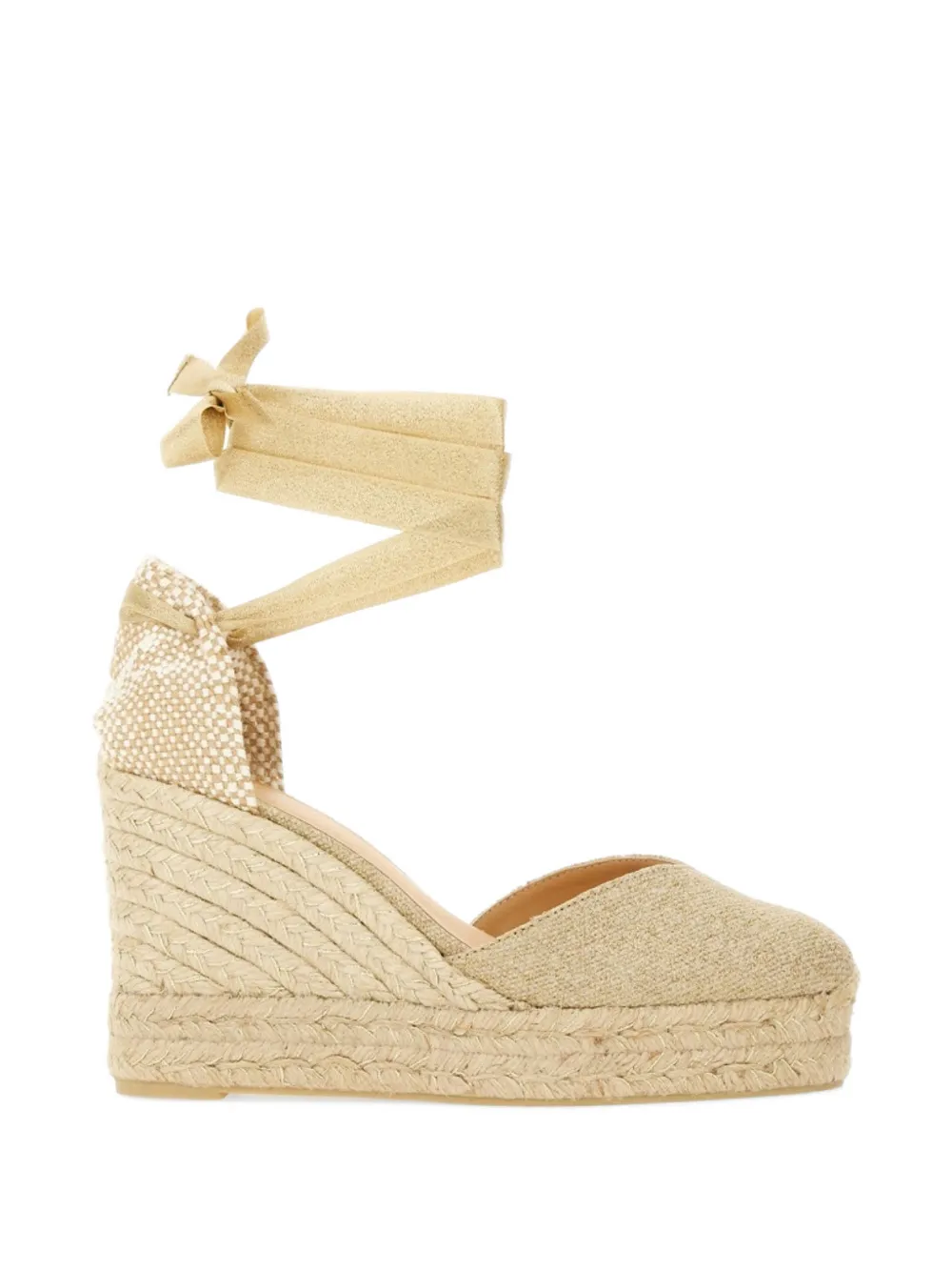 Castañer Chiara espadrilles met hak Beige