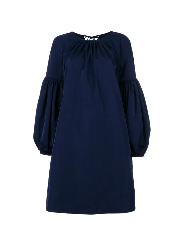 Calvin Klein Balloon-sleeve Dress in Blue