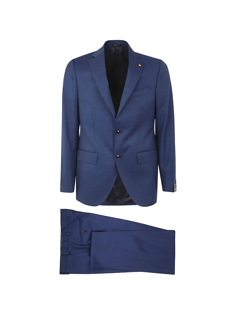 SARTITUDE NAPOLI two-button wool suit - Blu