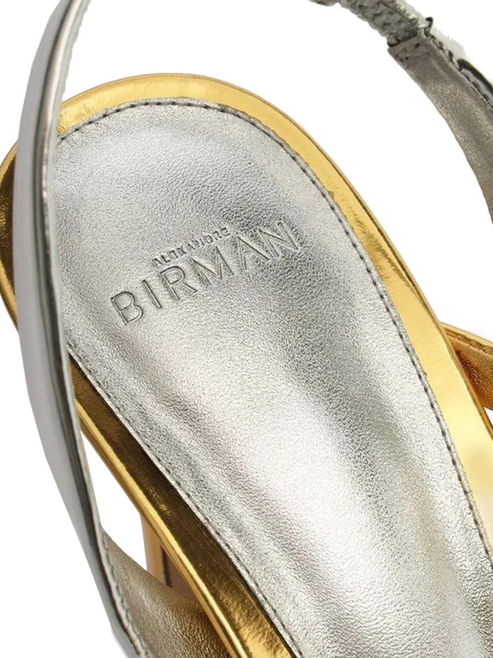 Alexandre Birman Sandalen met bandjes Goud