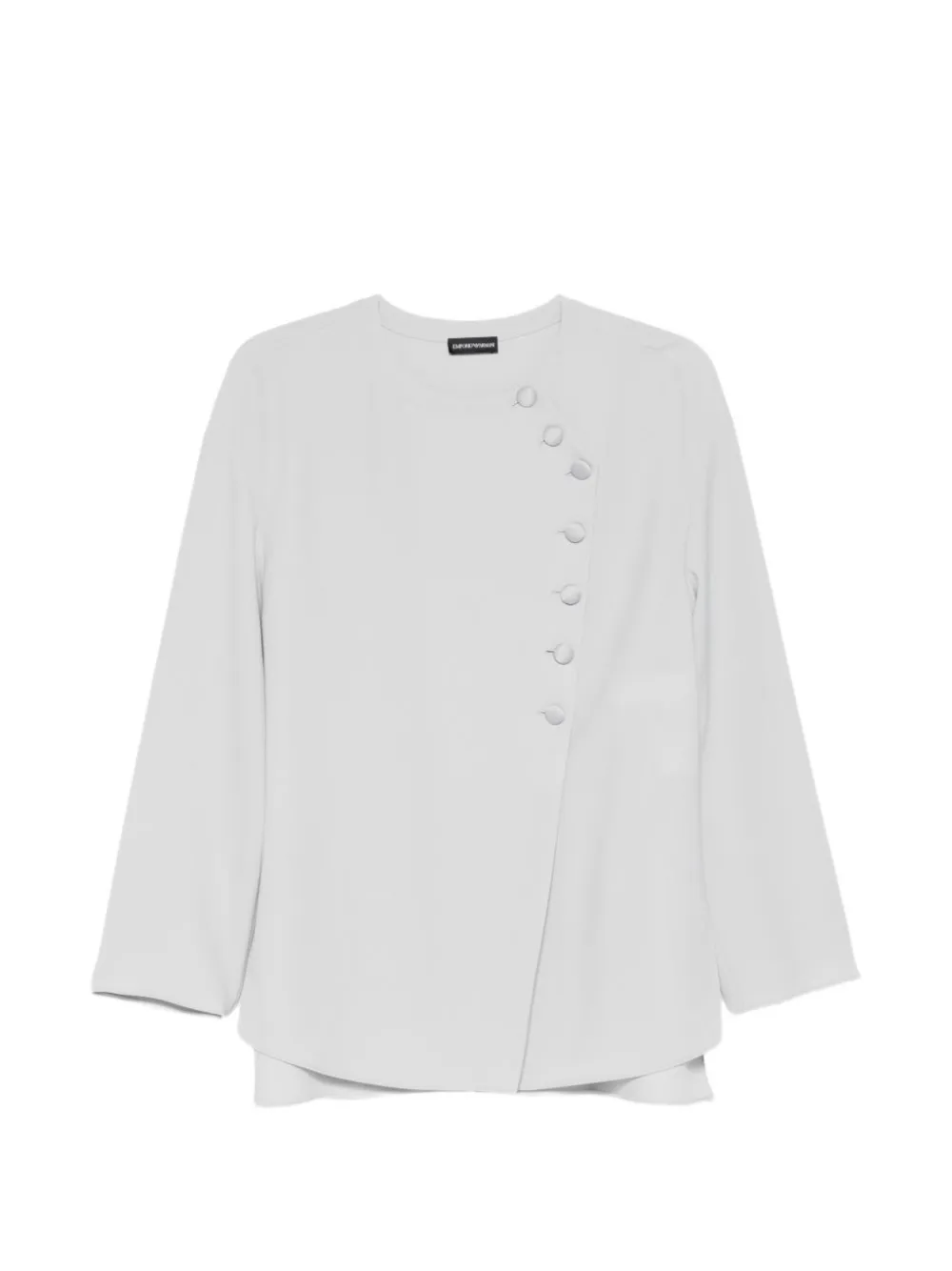 Emporio Armani button round-neck shirt