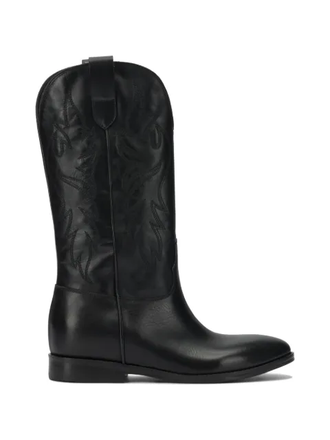 strategia shoes Strategia embroidered leather boots