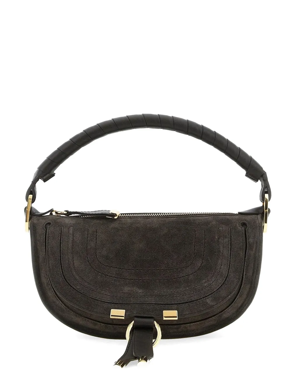 Chloé mini Marcie shoulder bag - Marrone