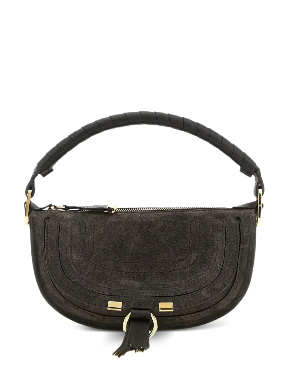 Chloé mini Marcie shoulder bag - Marrone