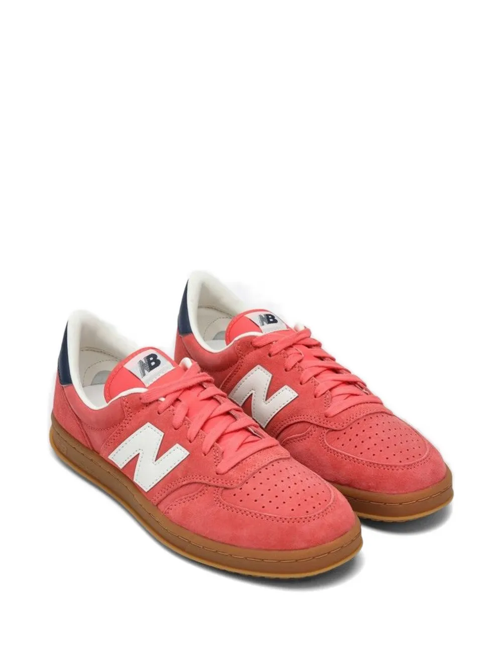 New Balance T500 logo-patch sneakers - Rosa