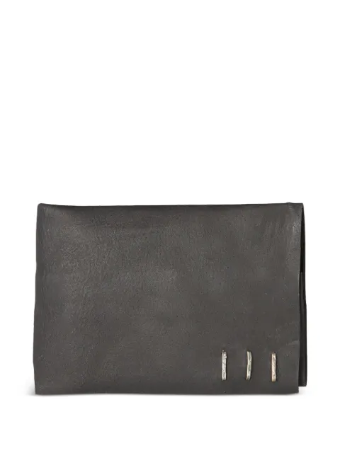 Daniele Basta staples-details leather wallet