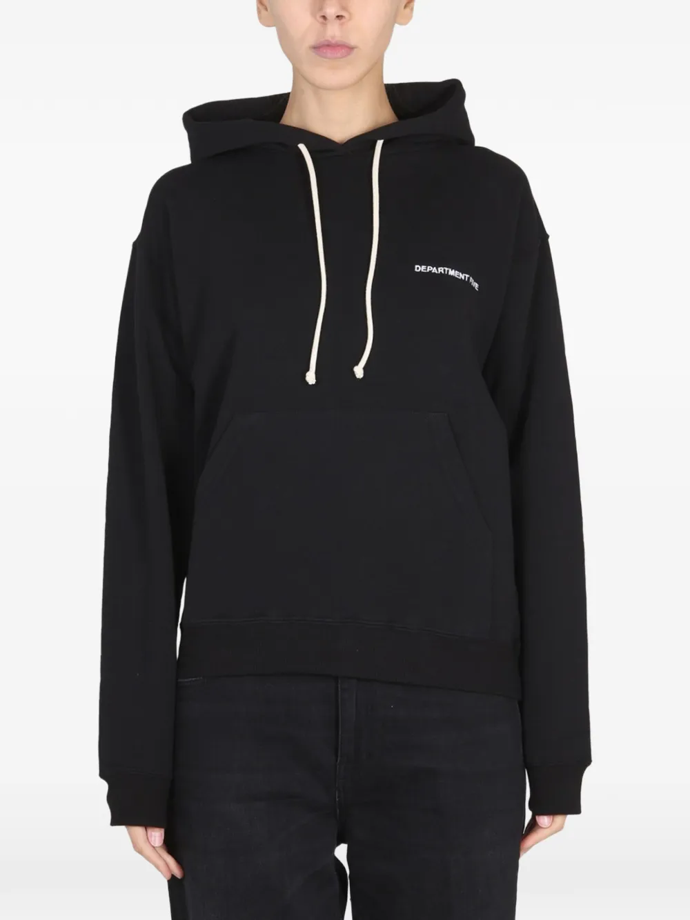 Department 5 drawstring hoodie - Nero