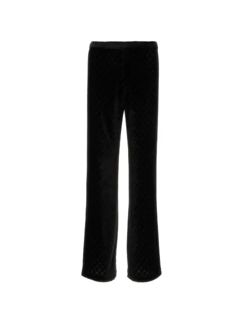 Gucci velvet gg trousers