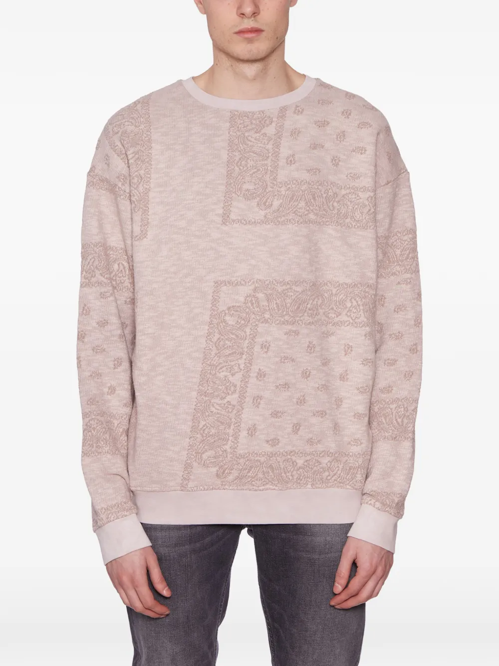 Giorgio Brato print crewneck sweatshirt - Toni neutri