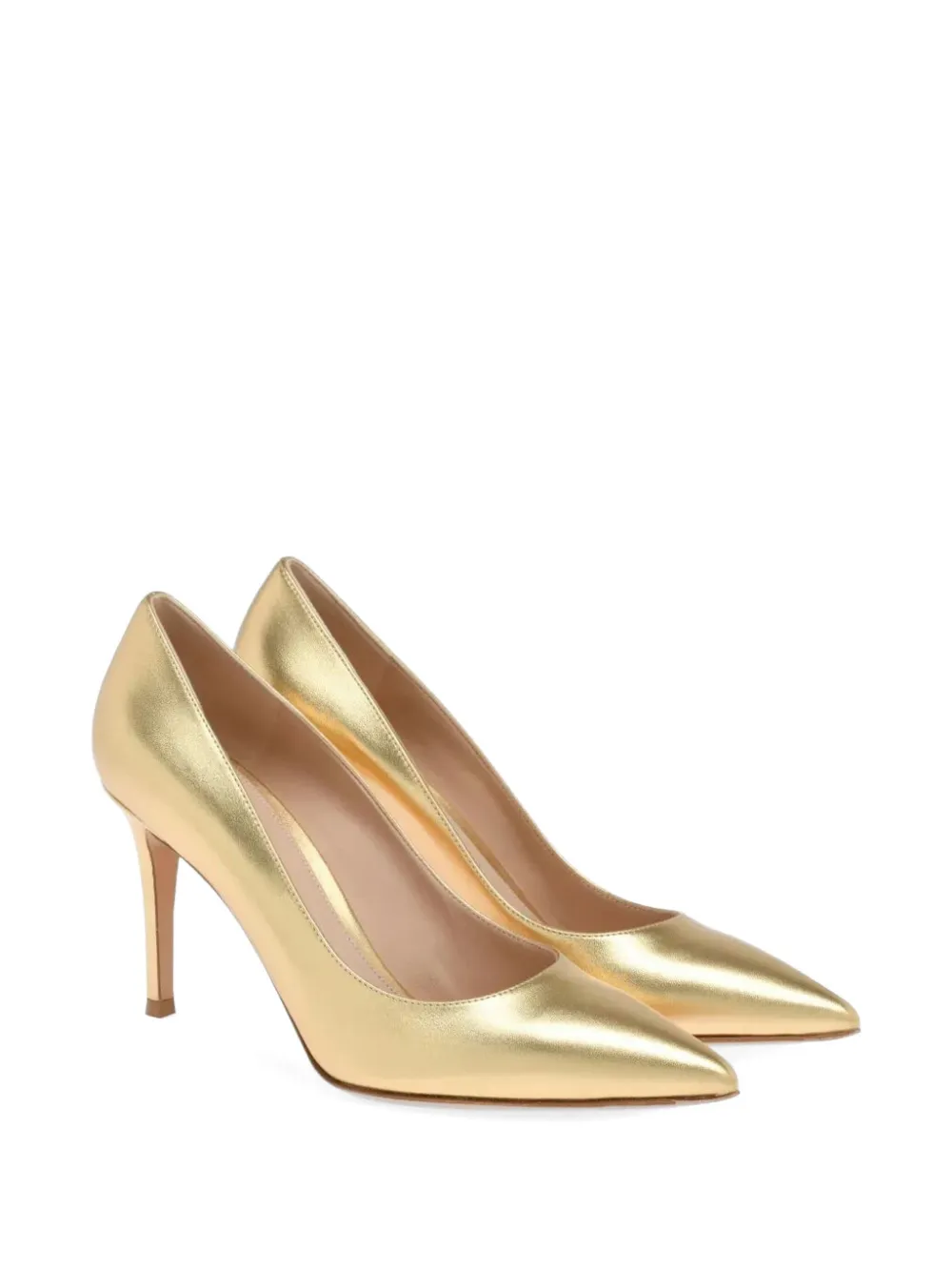 Gianvito Rossi Metallic pumps Goud