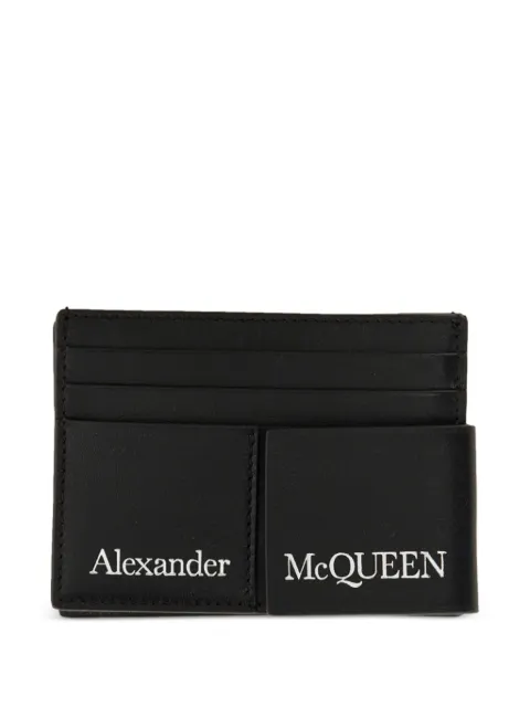Alexander McQueen Porta-cartões com logo