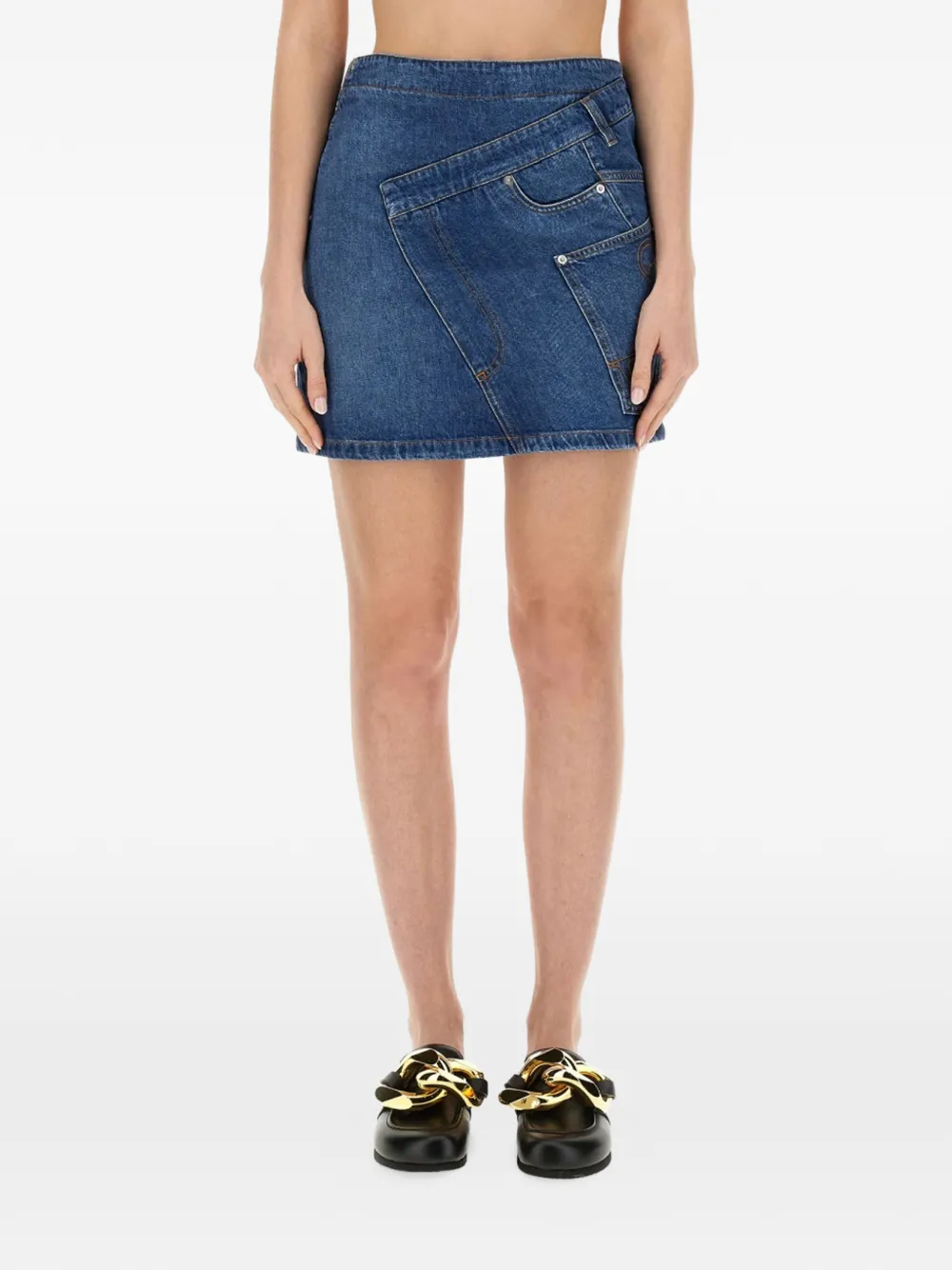 JW Anderson denim mini skirt - Blu
