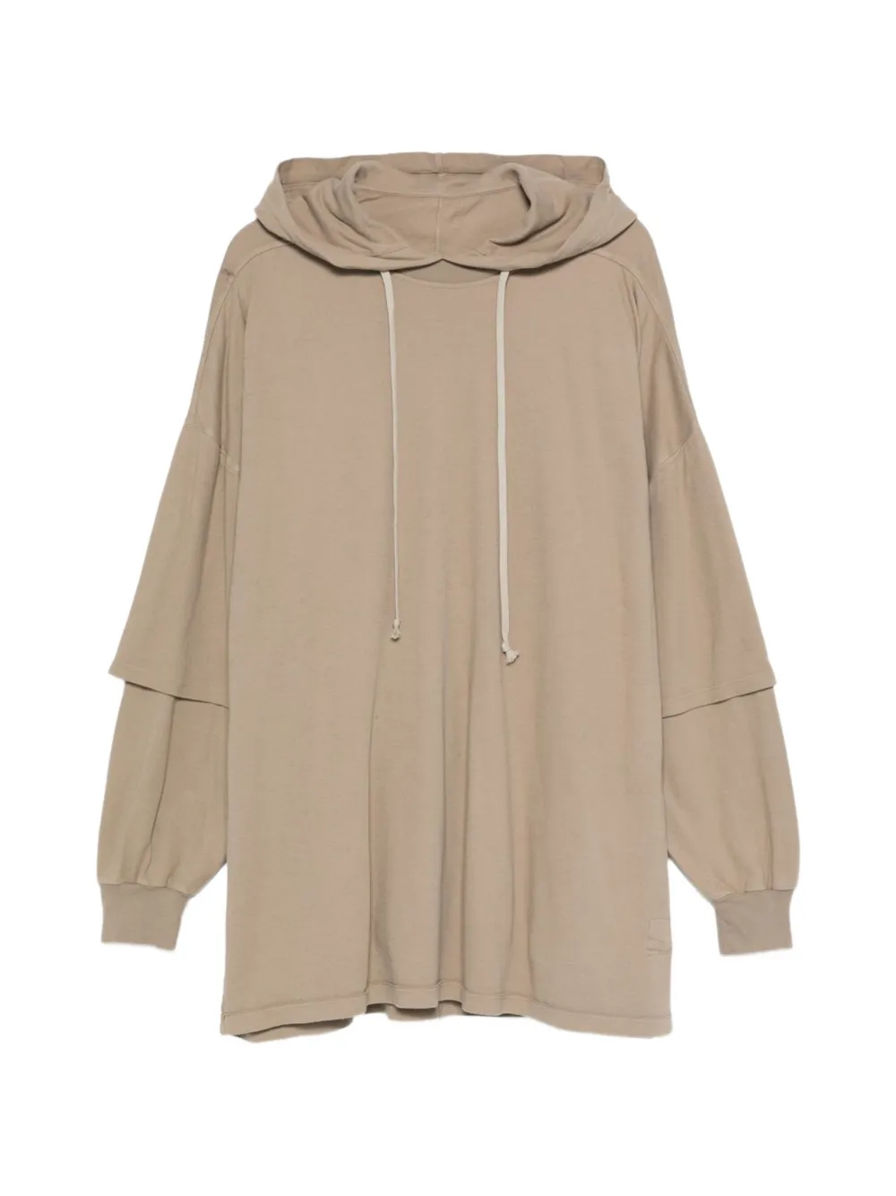 Rick Owens DRKSHDW Felpa Tommy Hustler con cappuccio - Toni neutri