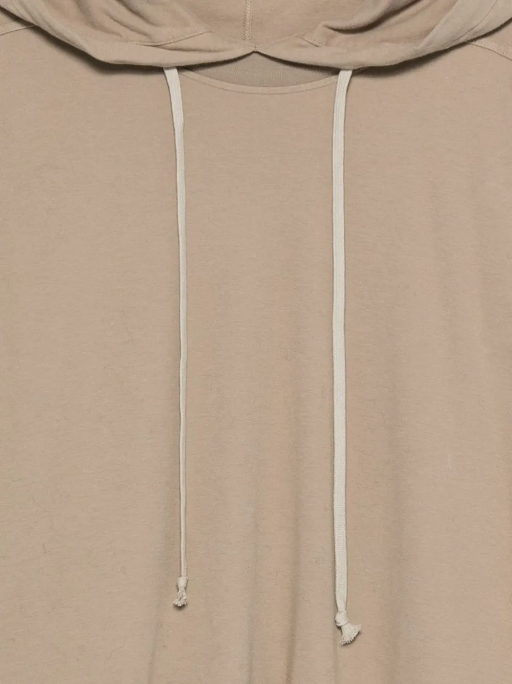 Rick Owens DRKSHDW Tommy Hustler gelaagde hoodie Beige