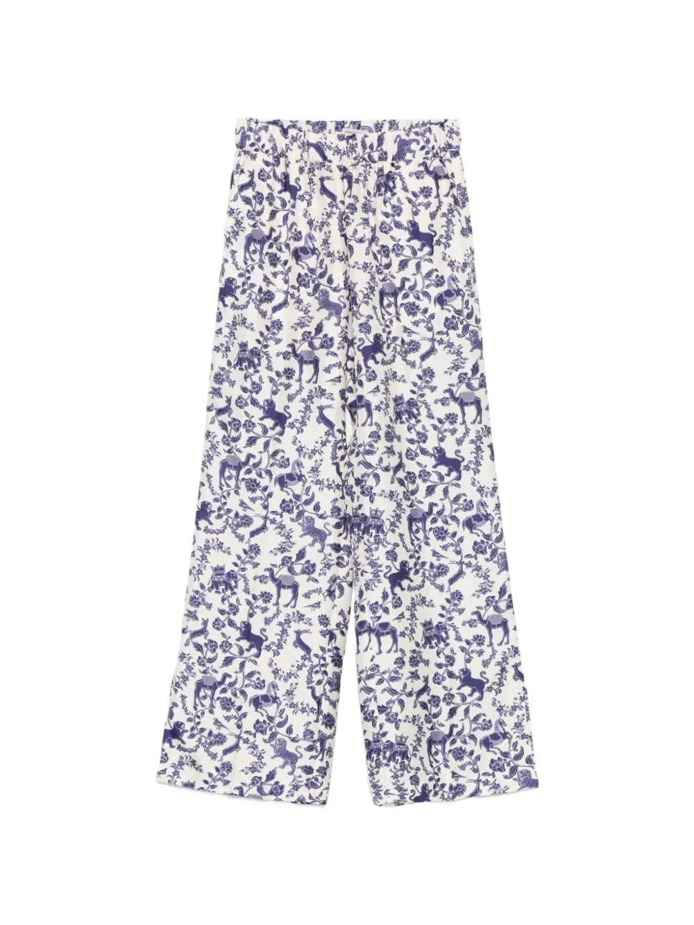 Alberto Biani printed trousers - Bianco