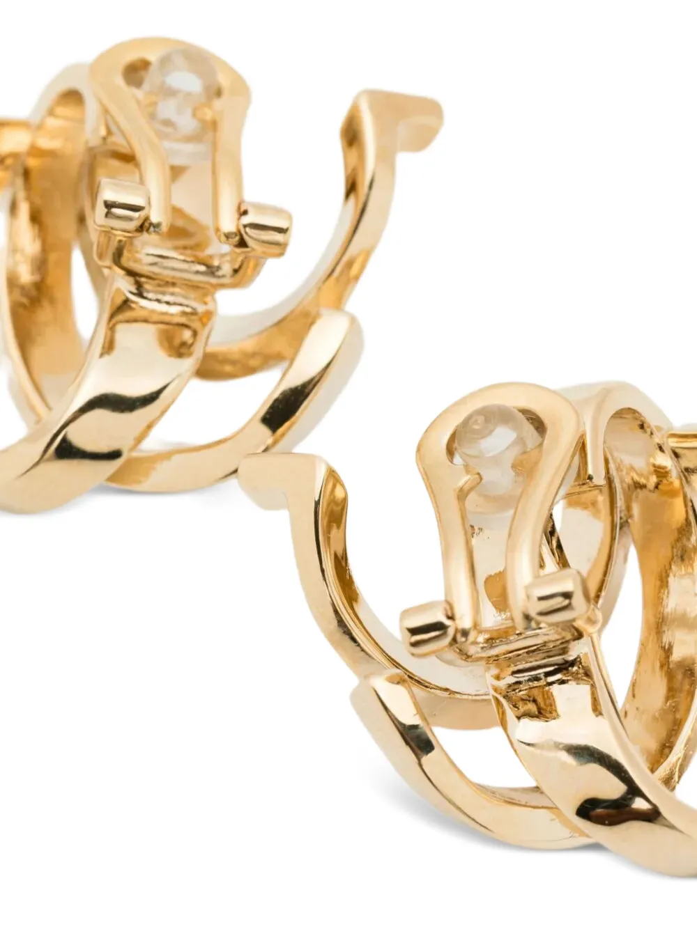  Ferragamo Pendientes Leafbig - Dorado 