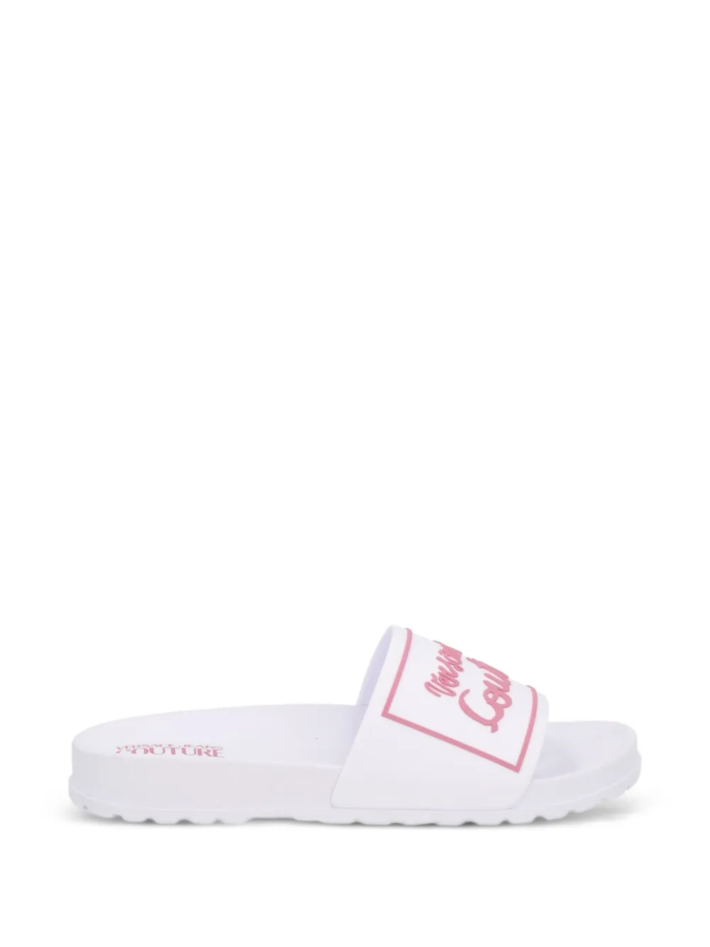 Versace Jeans Couture Shelly logo-detail sandals - Weiß