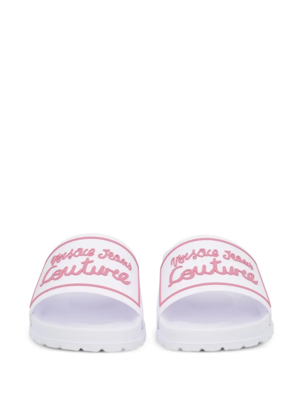Versace Jeans Couture Shelly logo-detail sandals Wit
