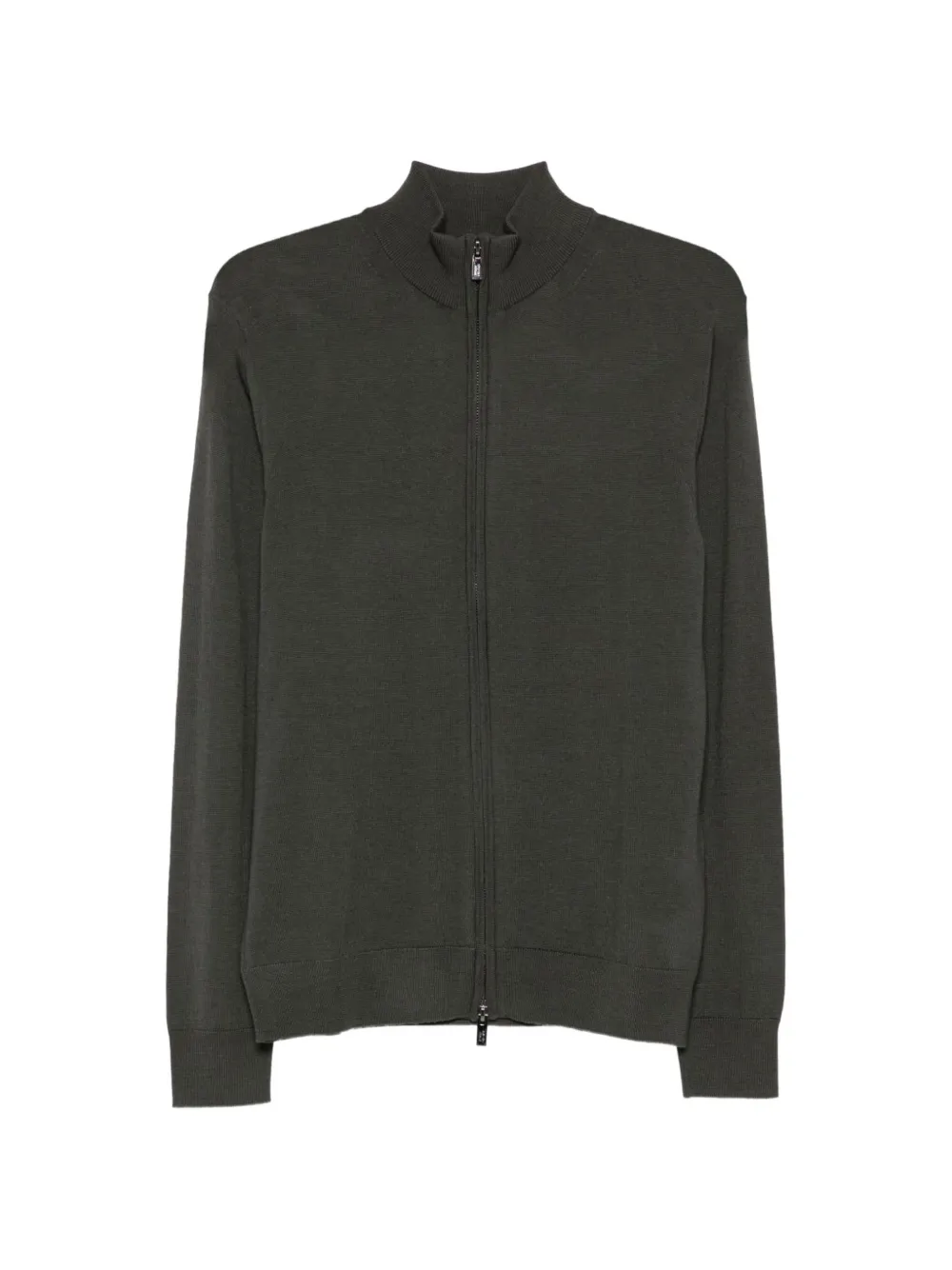 Emporio Armani zipped cardigan - Grün