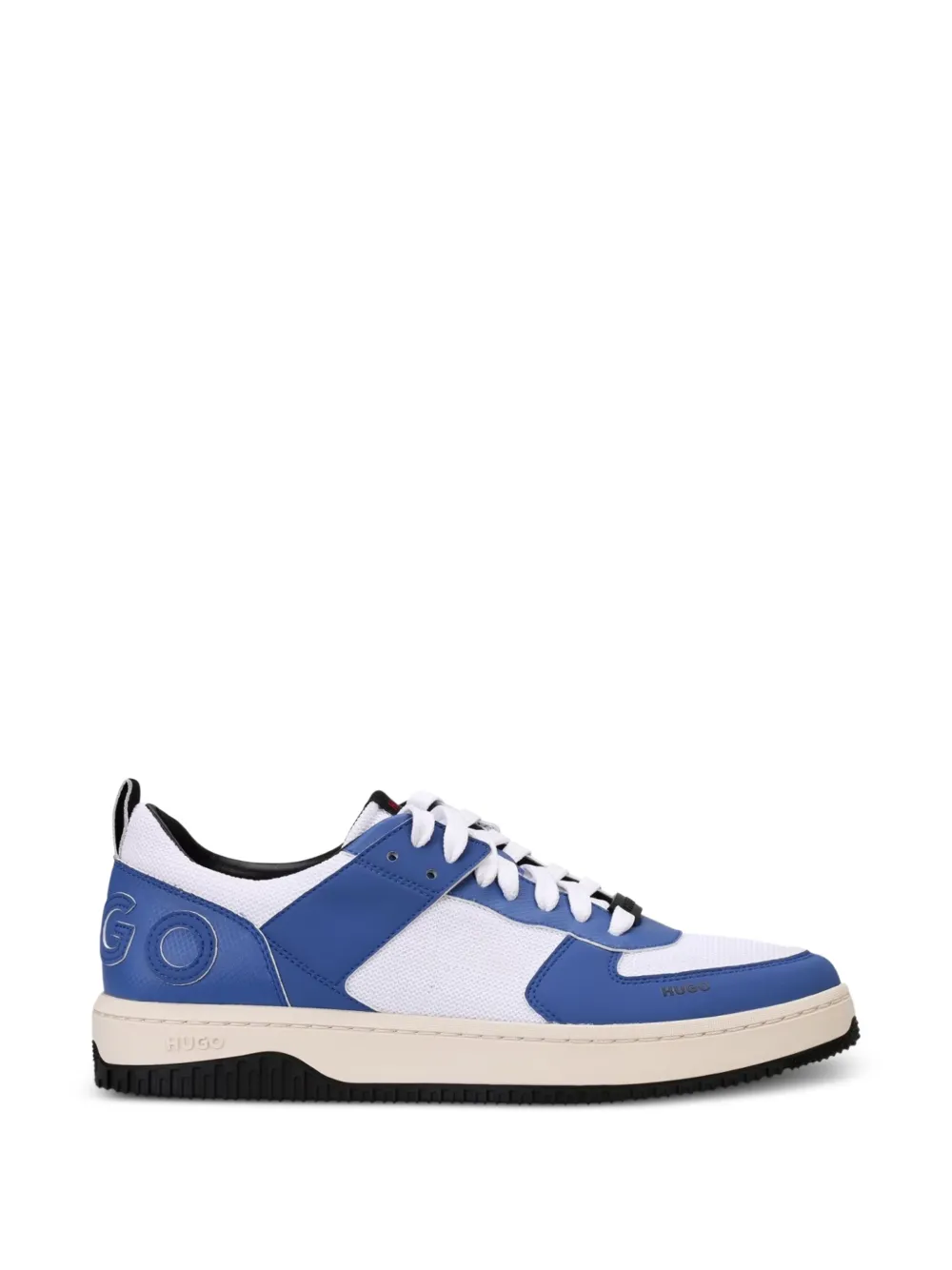 BOSS logo panel sneakers - Weiß