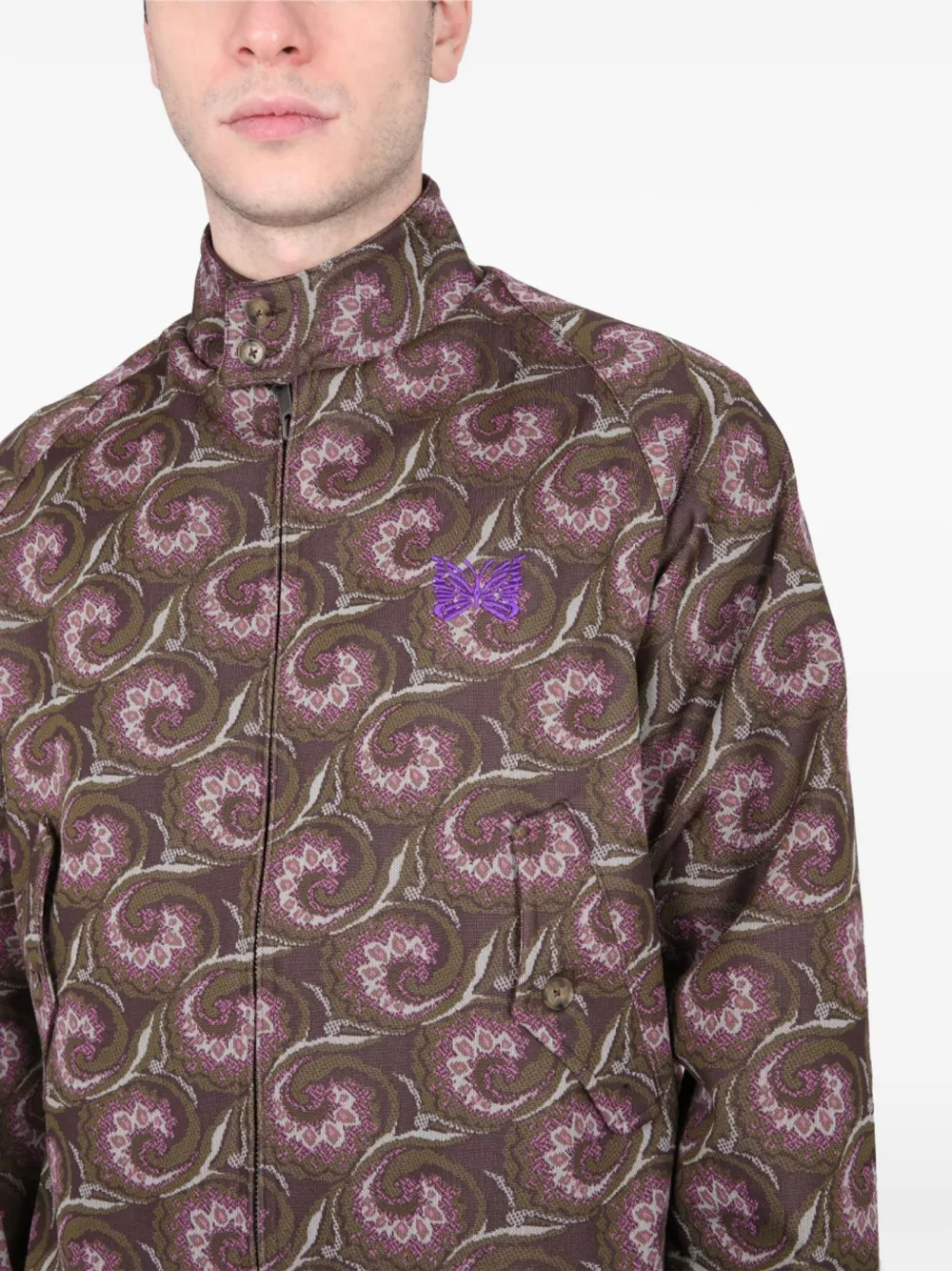s*e様 BARACUTA X NEEDLES JACQUARD G9 JACK The vintage charm of the new Baracuta x Needles capsule - nss magazine