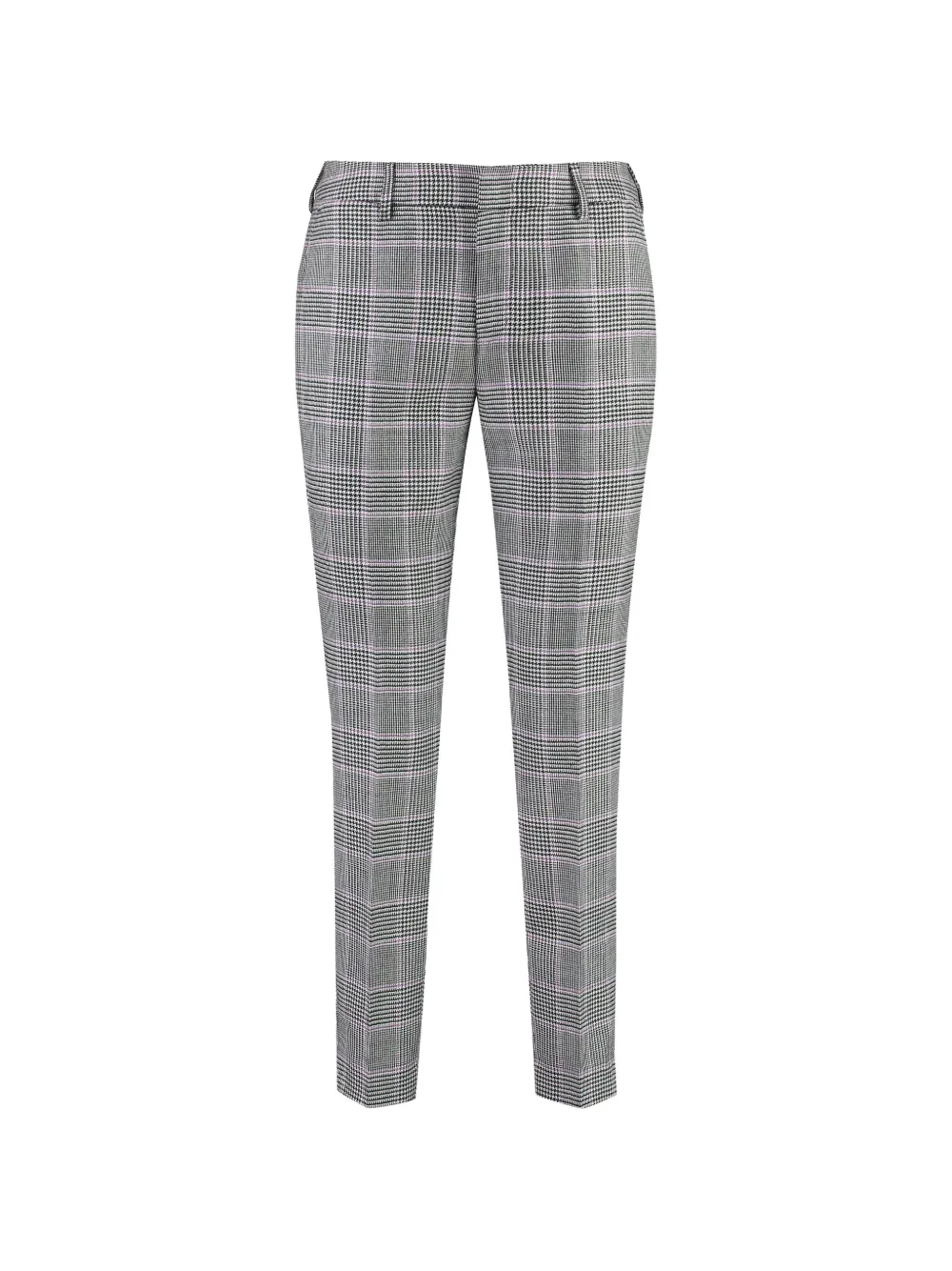 PT Torino tailored plaid wool trousers - Grigio