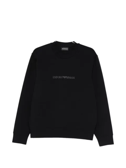 Emporio Armani logo cotton sweatshirt