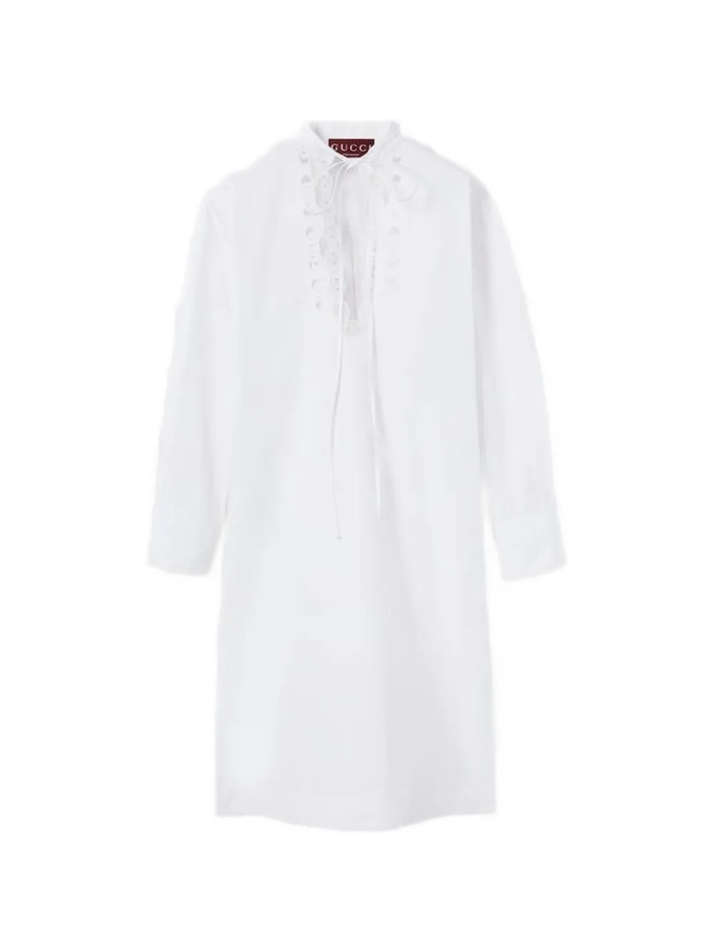 Gucci Horsebit-detail midi dress - Weiß