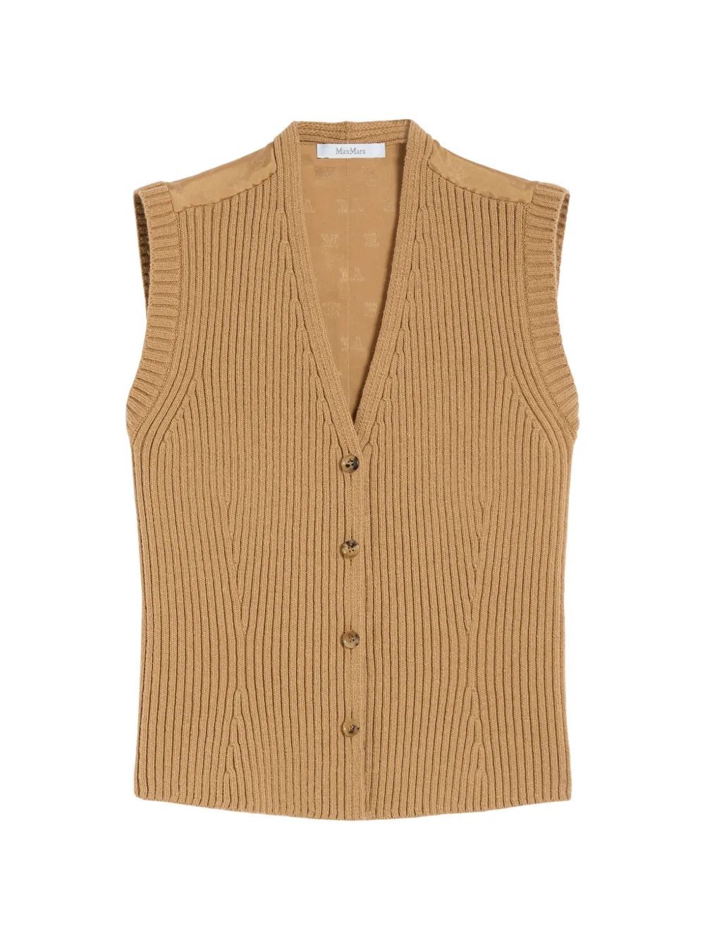 Max Mara V-neck waistcoat - Neutrals