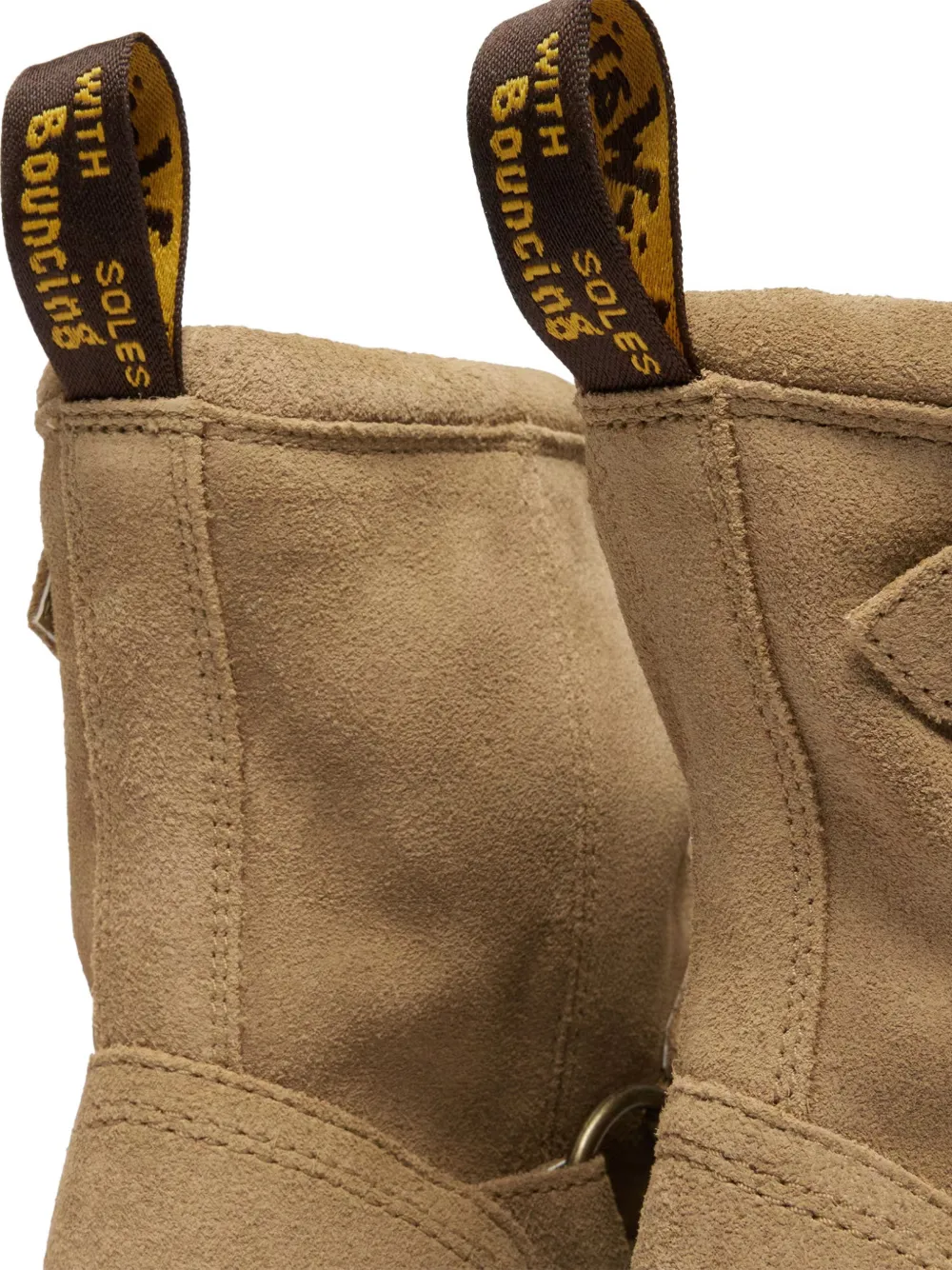 Dr Martens Anistone laarzen met gespbandje Beige