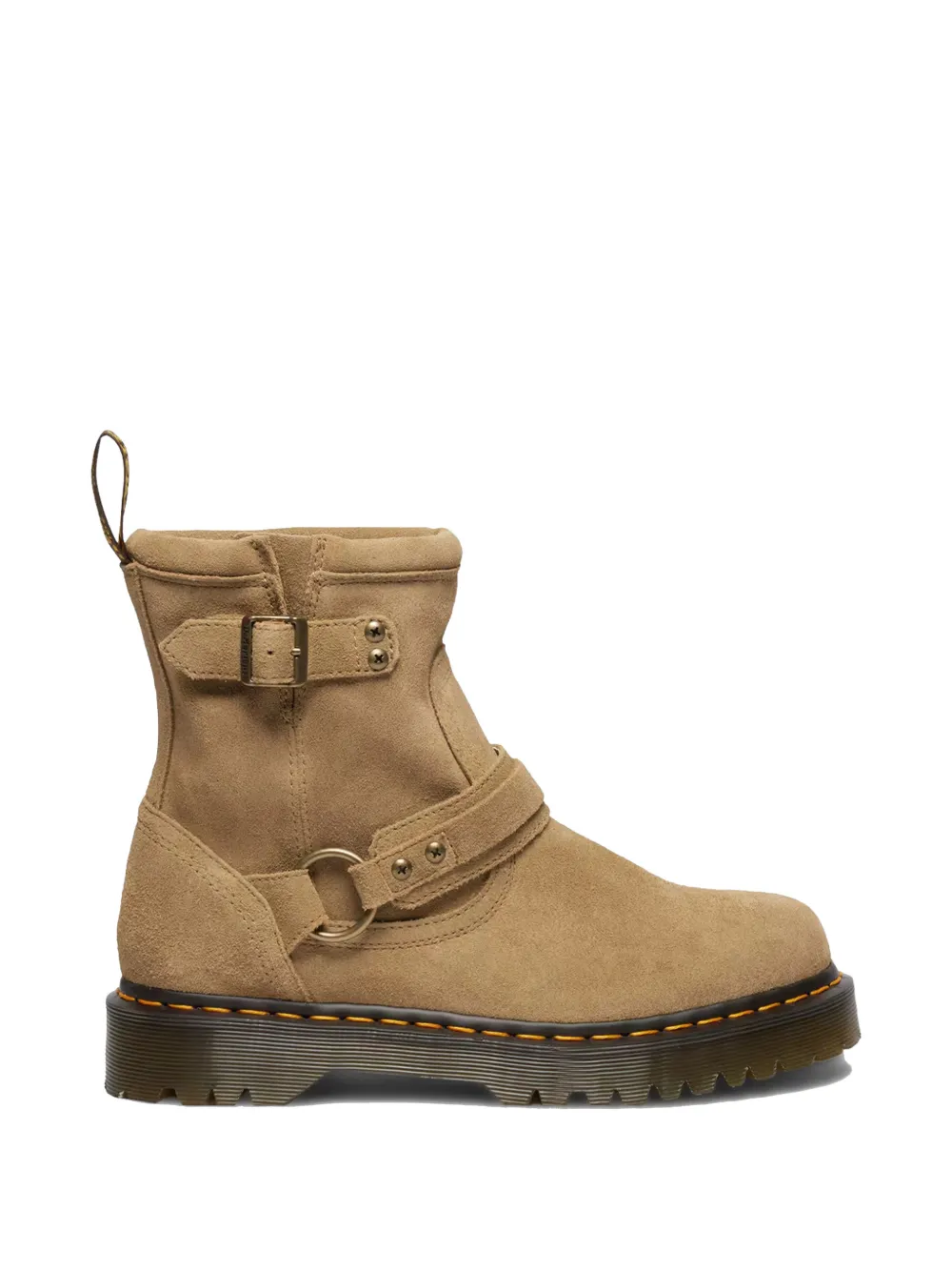 Dr Martens Anistone laarzen met gespbandje Beige