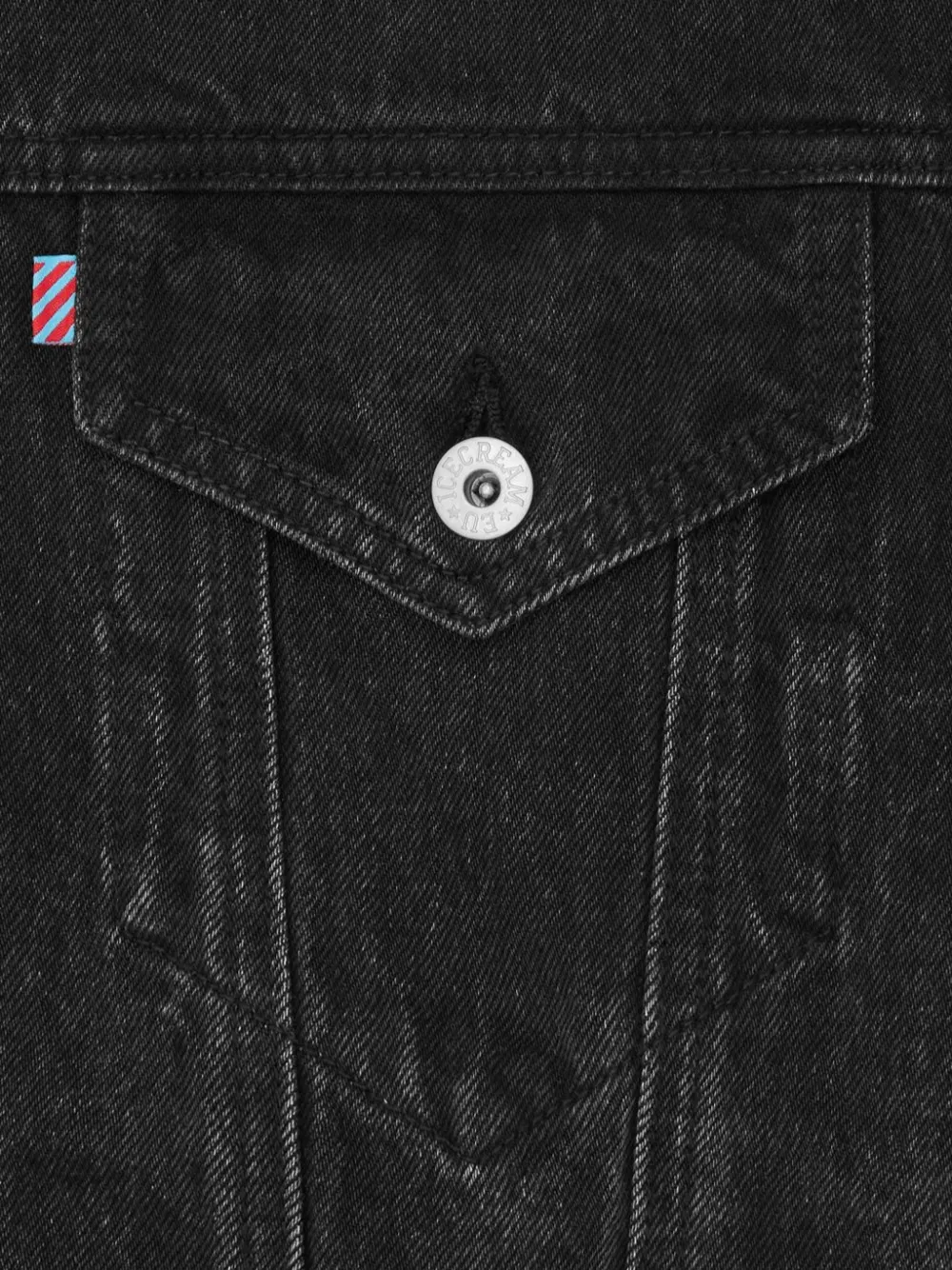 Billionaire Boys Club Ice Cream Denim jack met grafische print Zwart