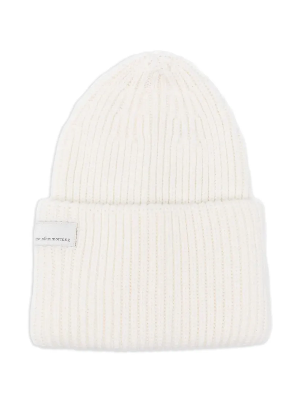 Nine In The Morning ribbed hat - Bianco