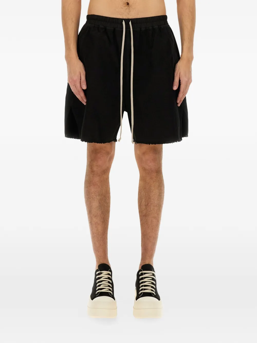 Rick Owens DRKSHDW COTTON PANTS - BLACK