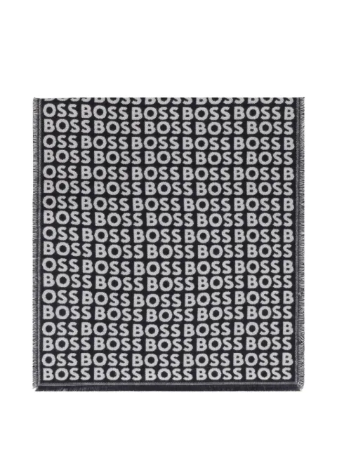 BOSS jacquard scarf