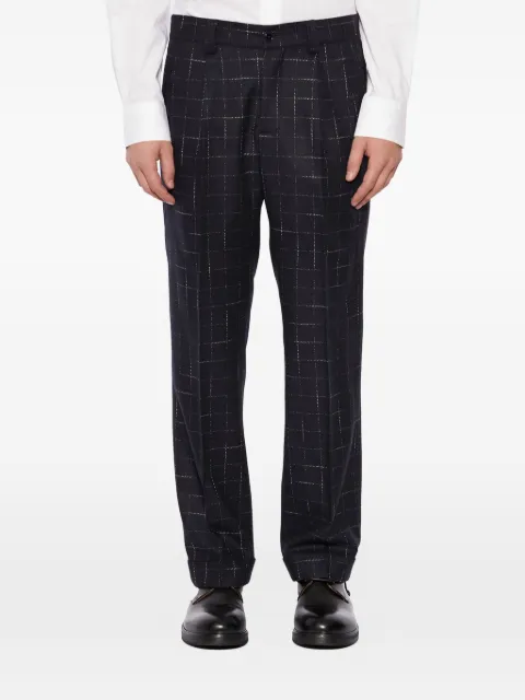 Daniele Alessandrini checked trousers