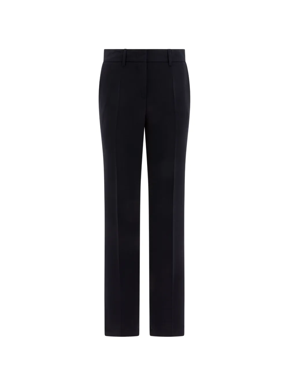 Fit pressed-crease trousers