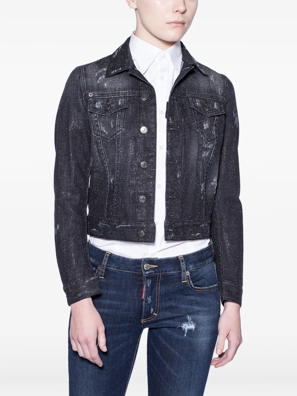 DSQUARED2 ダメージ デニムジャケット | デニムジャケット | Image 2