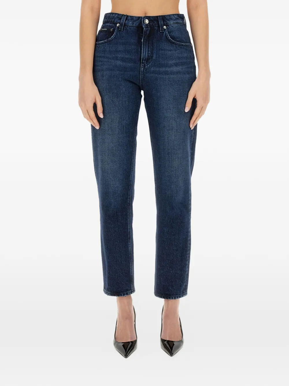 Dolce & Gabbana denim crop trousers - Blau