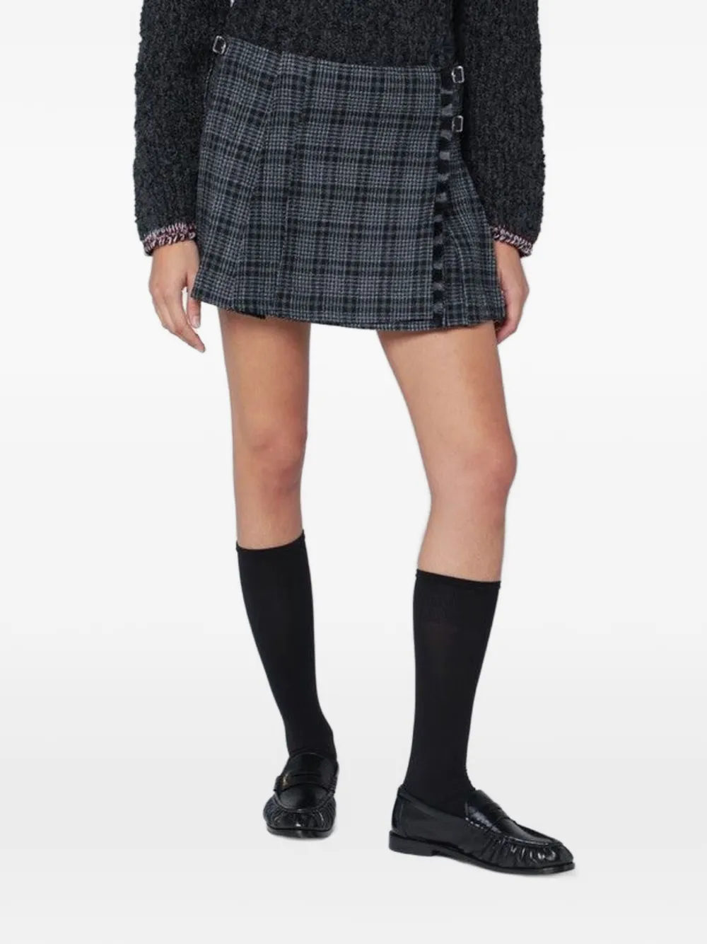 Durazzi Milano checked mini skirt - Nero