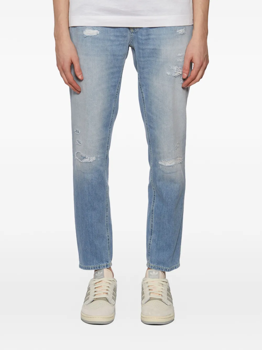 DONDUP distressed brighton jeans - Blu